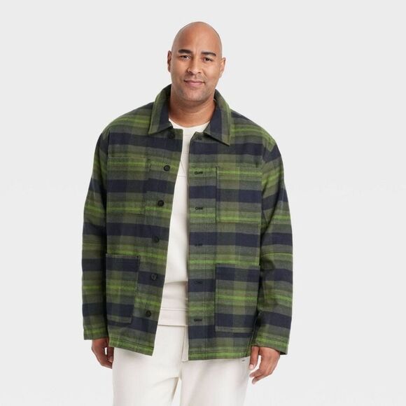 Houston White - Adult Utility Shacket - Green XXL Green - Picture 1 of 3